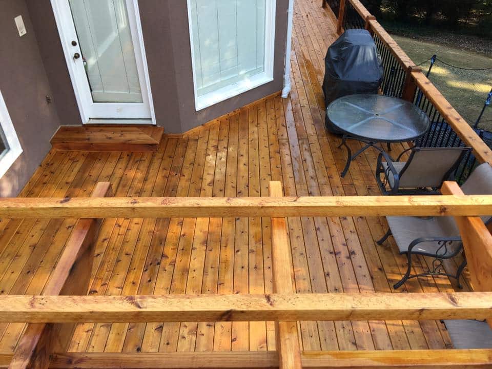 Brookhaven deck staining near me