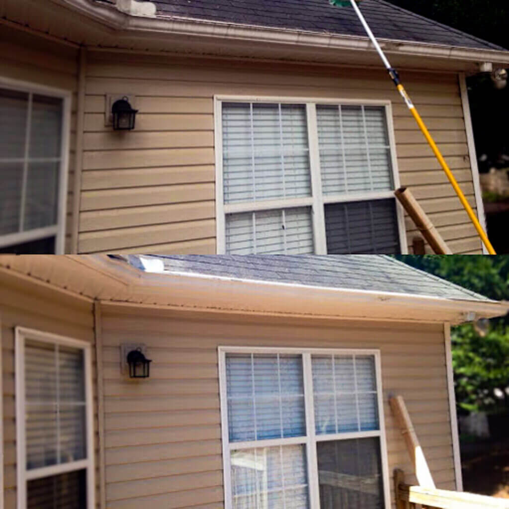 CHOOSE A COMPREHENSIVE HOME REVIVAL WITH ROOF AND GUTTER CLEANING AT THE SAME TIME! SEE OUR ROOF CLEANING PRICES BREAK DOWN ON OUR PRICING OVERVIEW PAGE