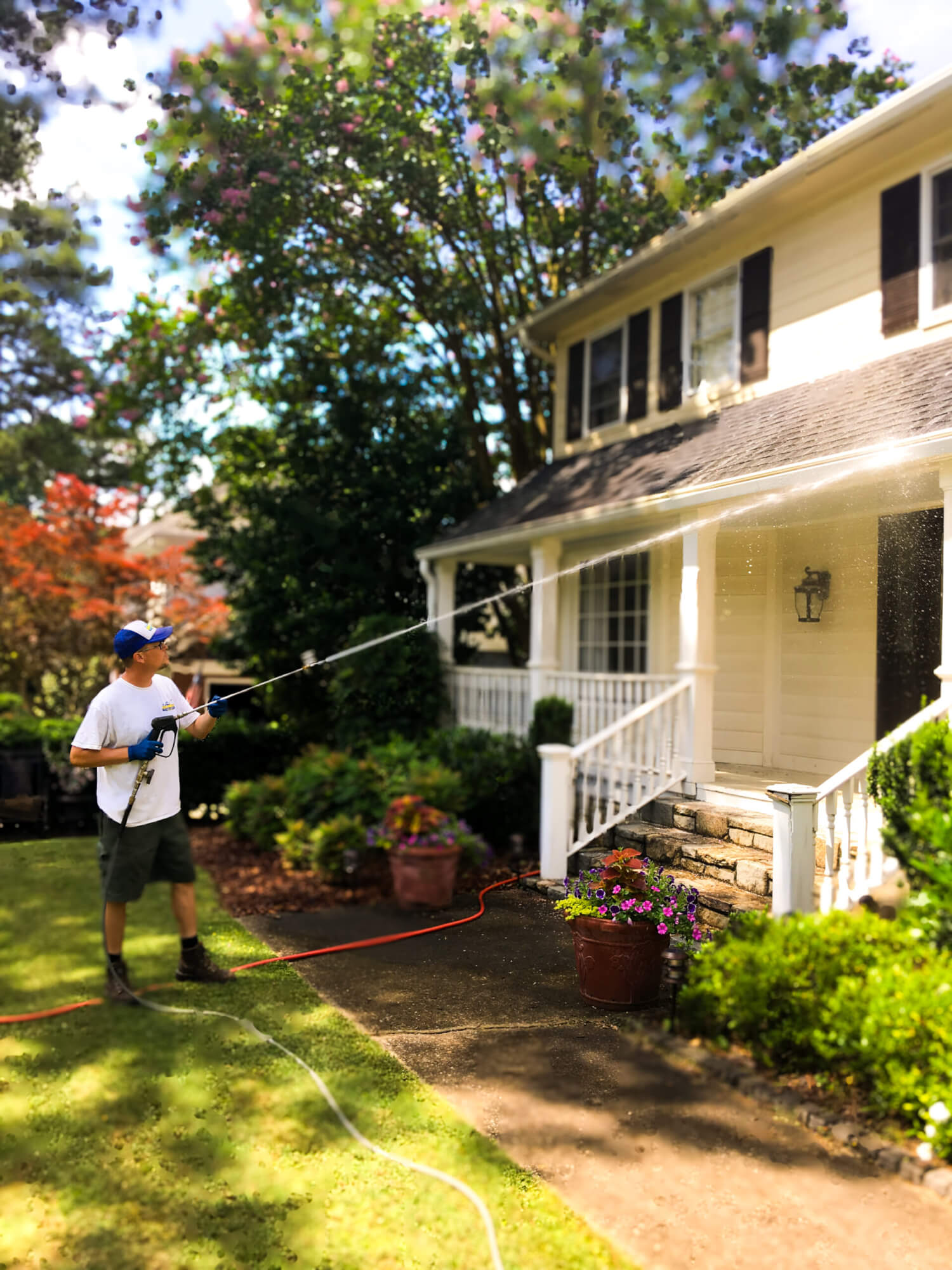Professional exterior home pressure washing service near you - EXPLORE SERVICES PRICES