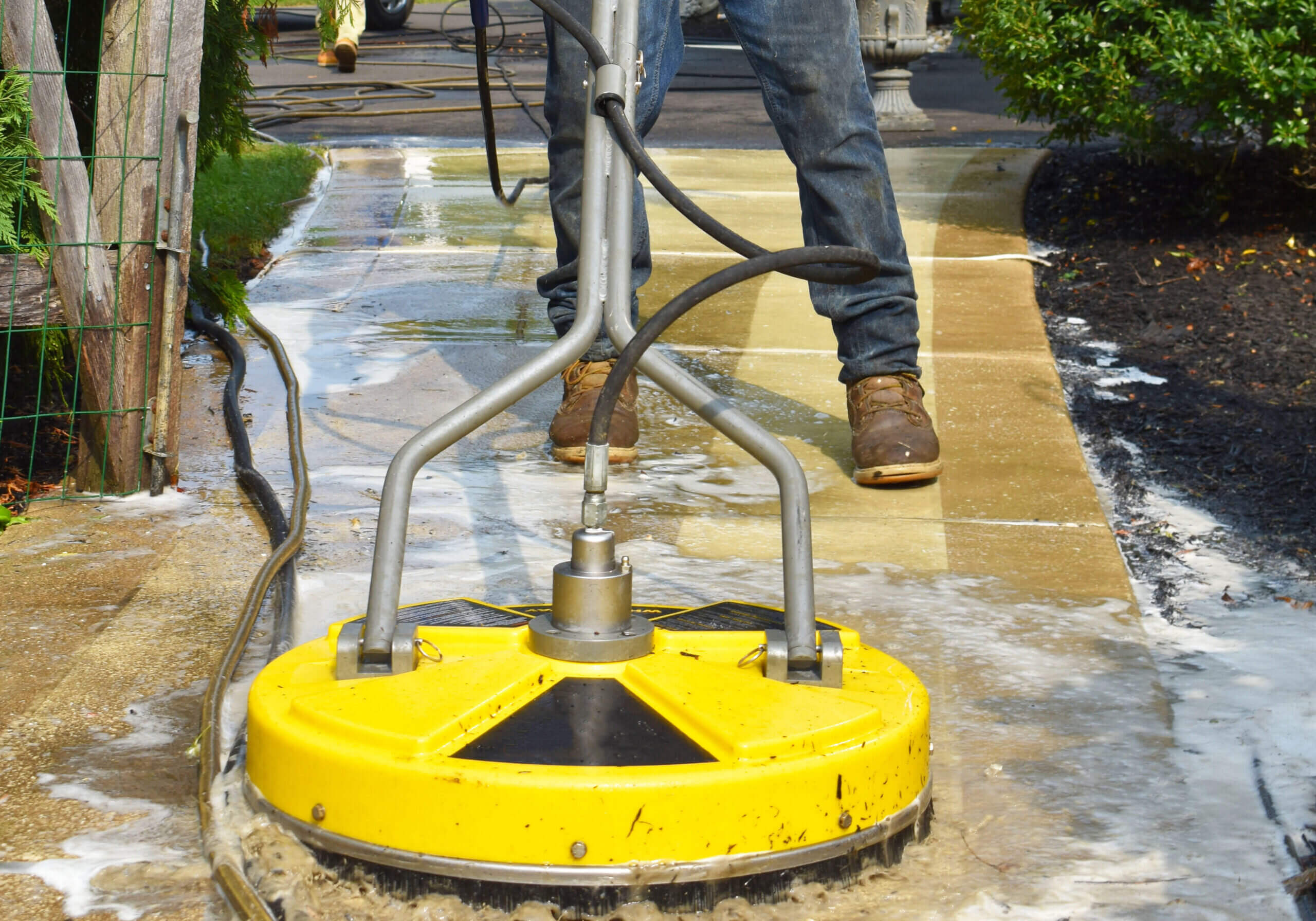 Sidewalk Professional Pressure Washing Services Starting at $49 for a deep and even clean.