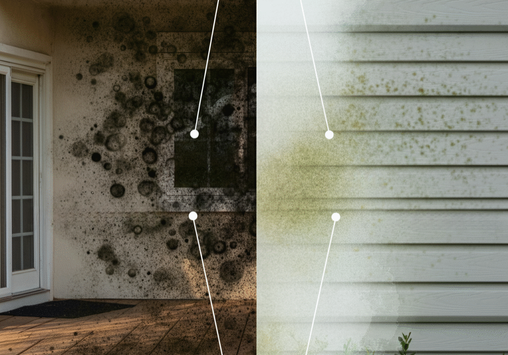 Mold vs Mildew on Your Home’s Exterior – How to Spot, Treat, and Prevent Them - ON MONKEY ACADEMY