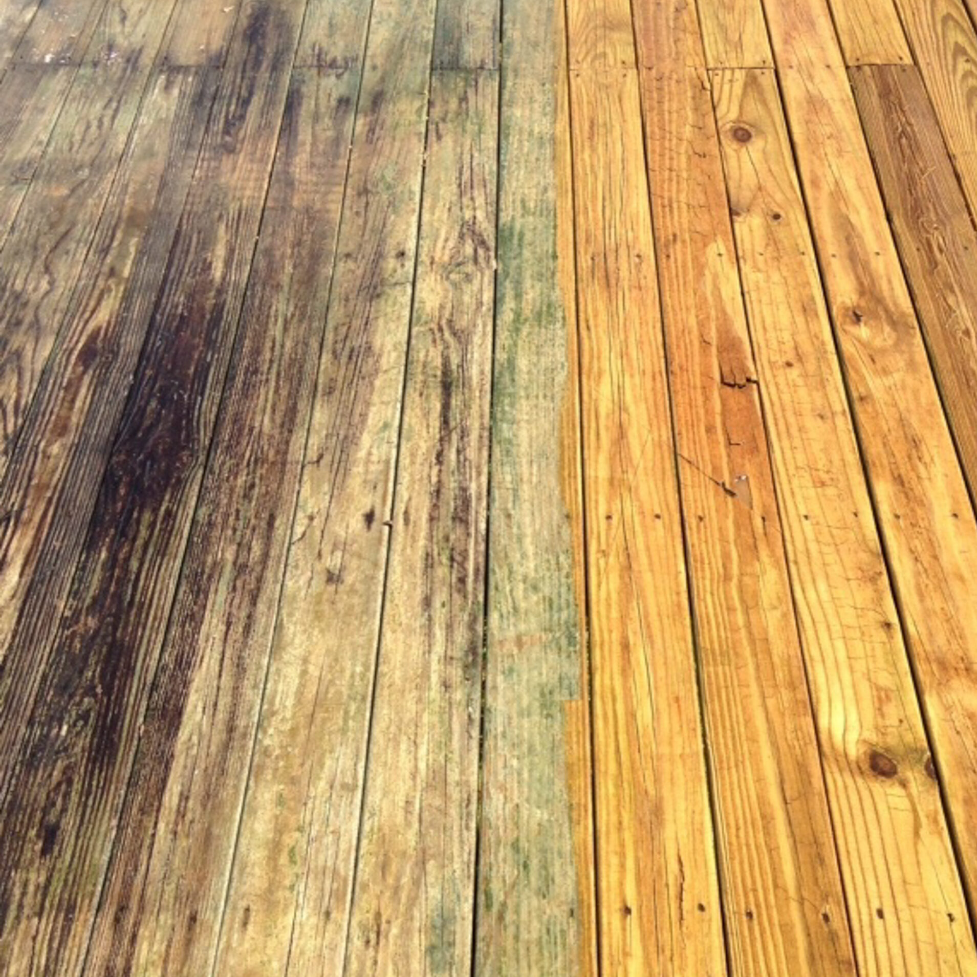 before and after a deck restoration and deck pressure washing for deck resurfacing request your free quote from blue monkey today