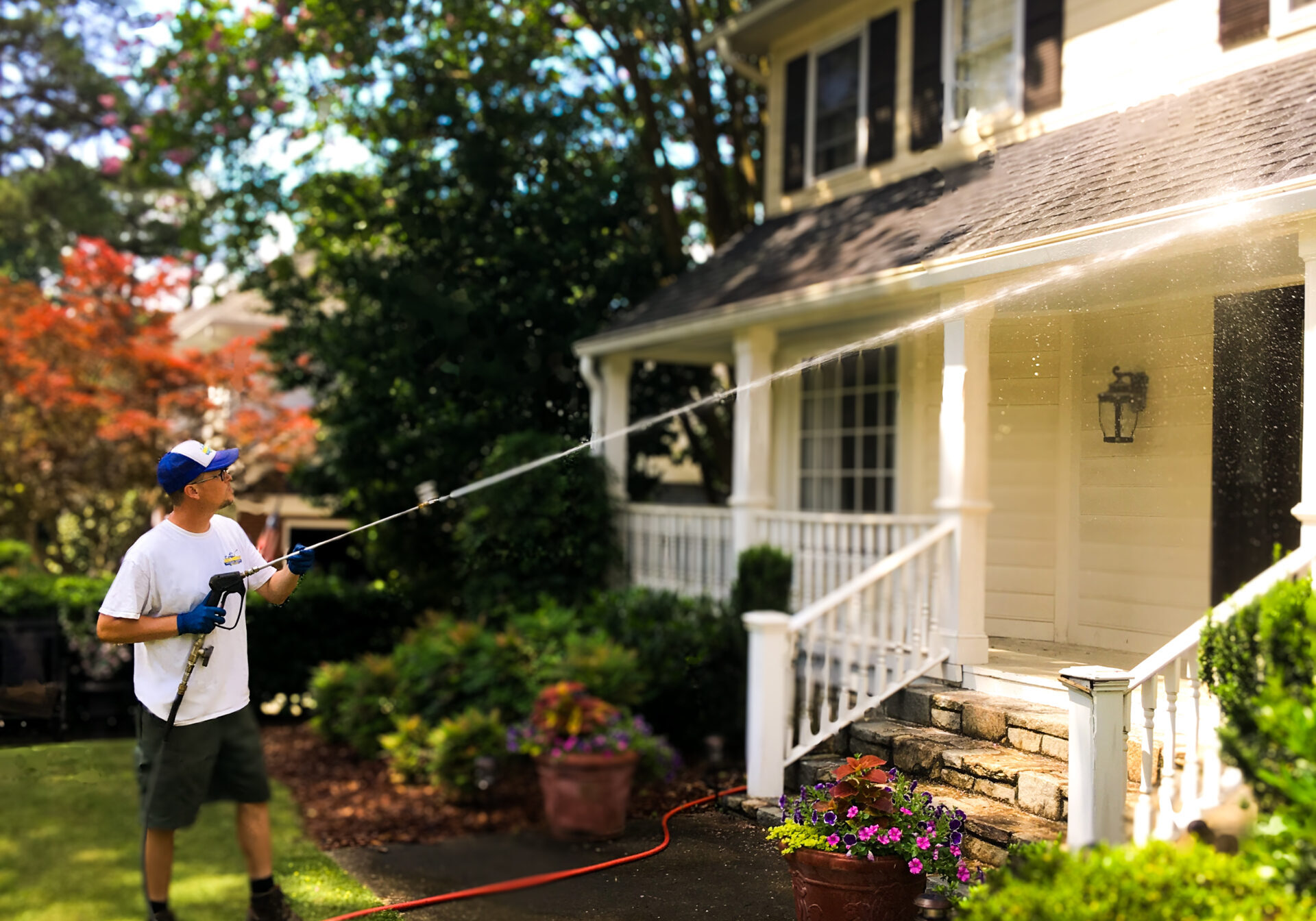Professional exterior home pressure washing service near you - EXPLORE SERVICES PRICES