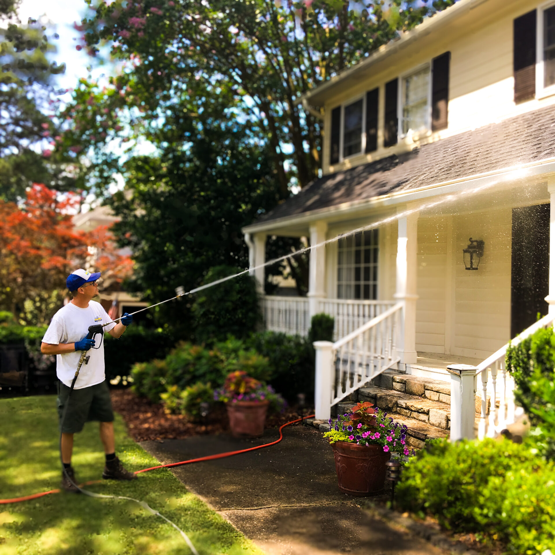 Professional exterior home pressure washing service near you - EXPLORE SERVICES PRICES